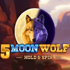 5 Moon Wolf slot logo by Apparat Gaming at OneRush Casino5 Moon Wolf