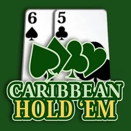 Poker logo of Caribbean Hold'em from Habanero at OneRush Casino