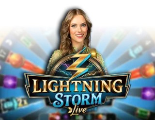 Official Live Casino logo: Lightning Storm by Evolution at OneRush Casino