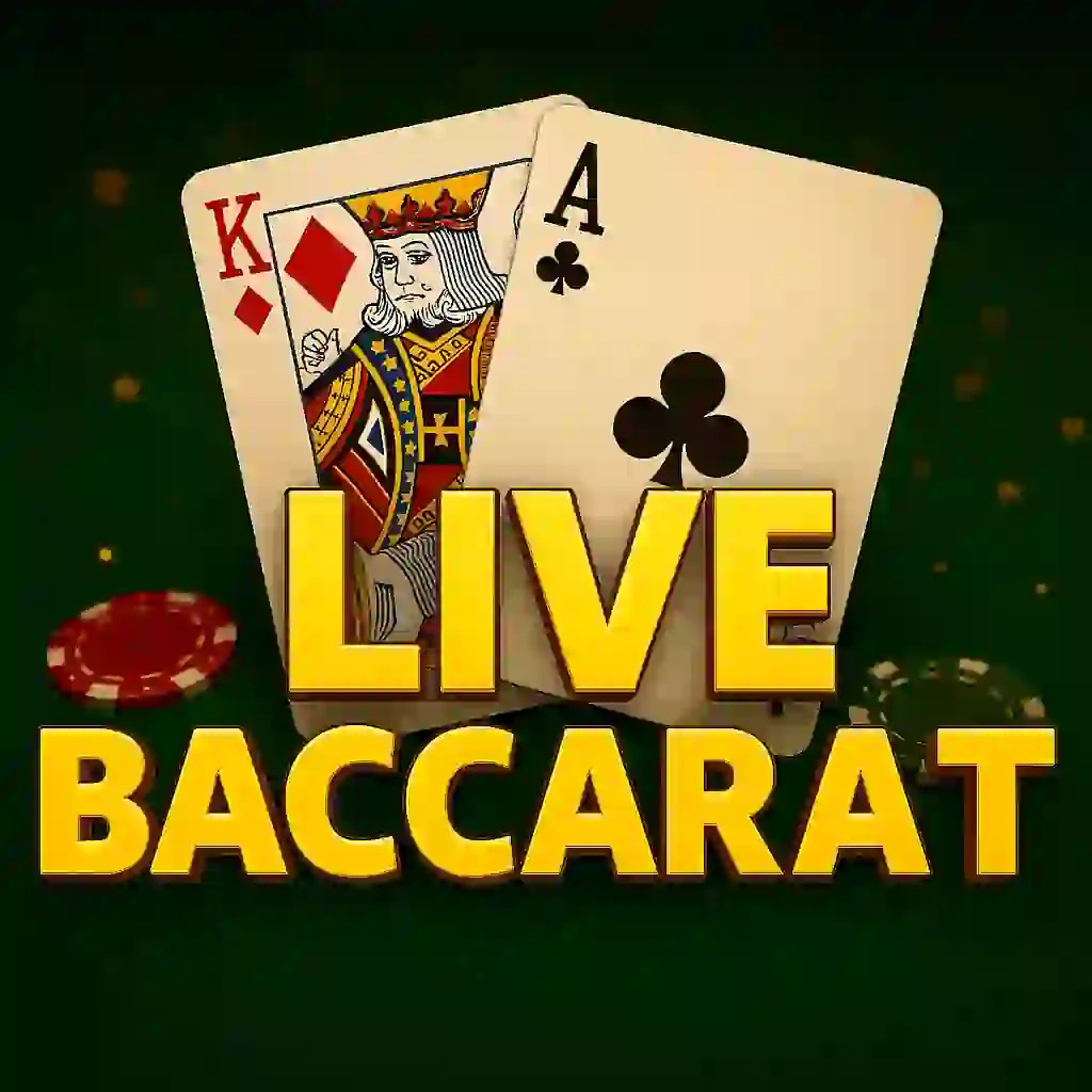 Live Baccarat by Evolution, showcased at onerushkasino.com.se – game logo