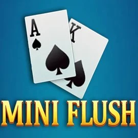 Mini Flush online game logo by TaDa Gaming on onerushkasino.com.se