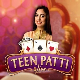 Teen Patti online game logo by Evoplay on onerushkasino.com.se