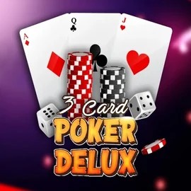 Official Poker logo: Three Card Poker Delux by Urgent Games at OneRush Casino